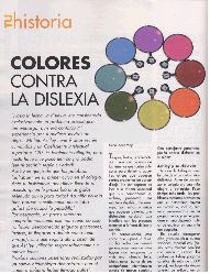 Colores contra la dislexia